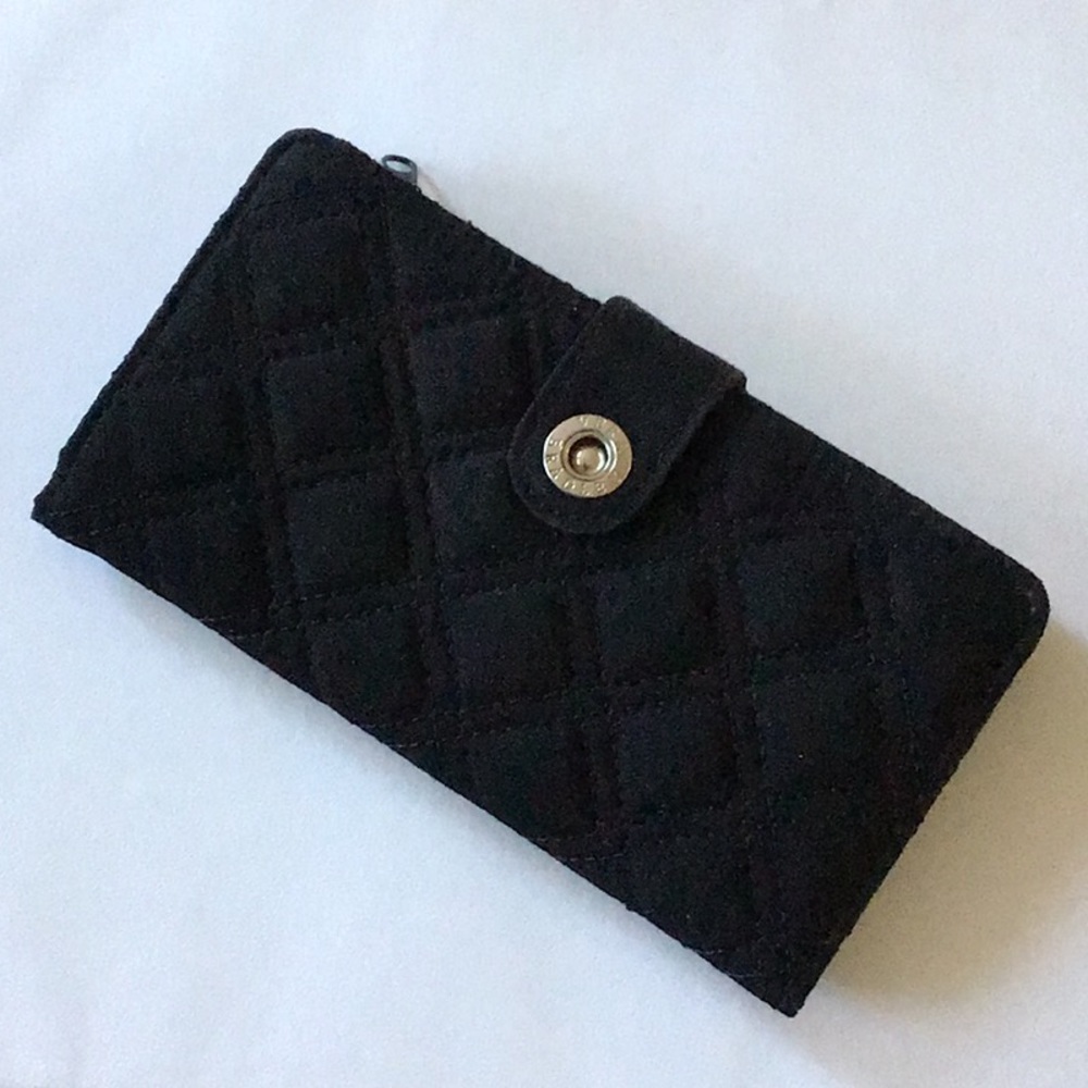 Vera Bradley Black Quilted Wallet